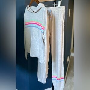 Vineyard Vines Girl’s XL Dreamknit Hoodie Sweatshirt & Jogger Set, New Condition